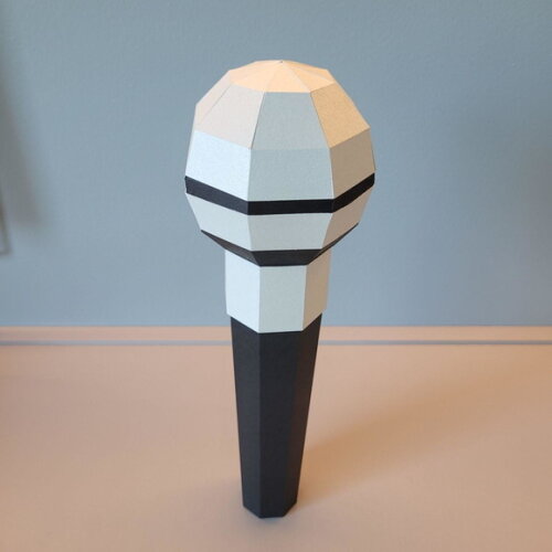 Caixa Microfone 3d