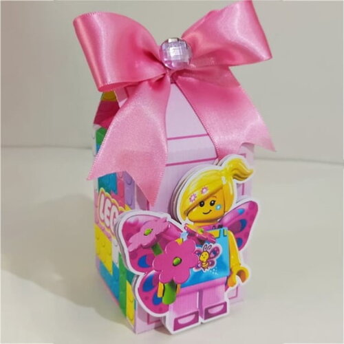 Caixa Milk Lego Menina