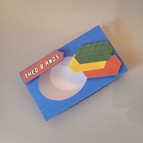 Caixa Porta Kit Kat - Festa Blocos / Brinquedos