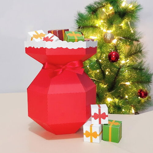 Caixa Saco do Papai Noel