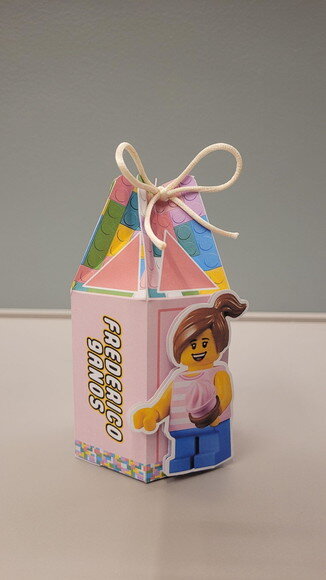 Caixa Sacolinha Lego Menina