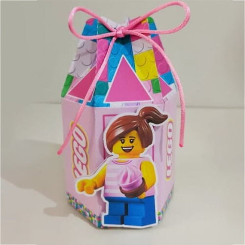Caixa Sacolinha Lego Menina