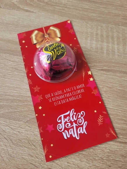 Card / Cartão com Bombom - Natal