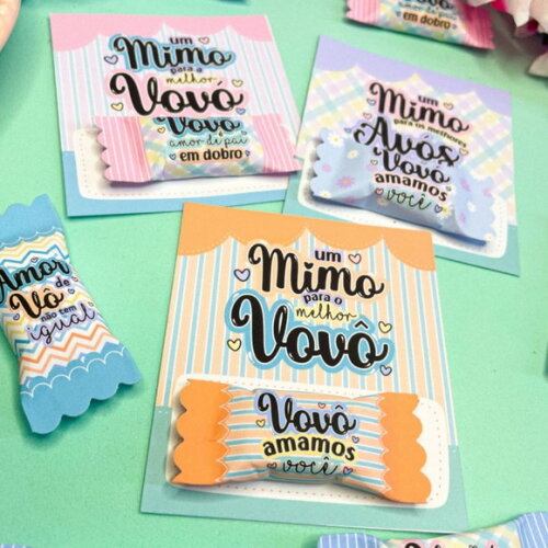 Card com Bala - Dia dos Avós