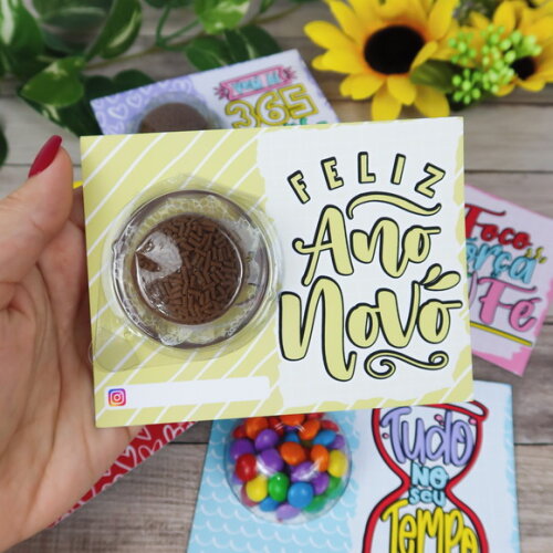 Card com Blister - Frases Motivacionais