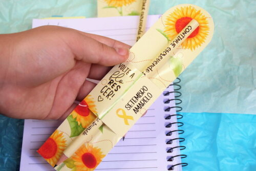 Card com Lápis - Setembro Amarelo