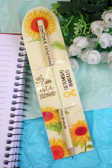 Card com Lápis - Setembro Amarelo