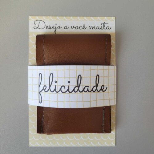Card com Porta Cartão Carteira - Desejo à Você