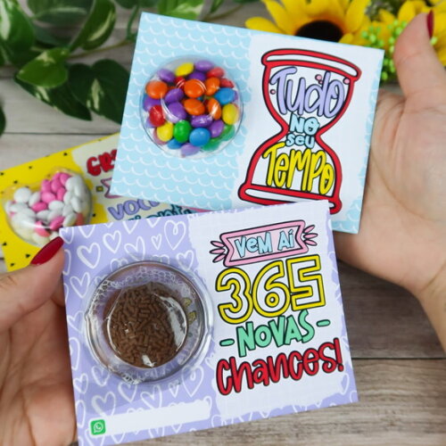Card para Blister - Frases Motivacionais
