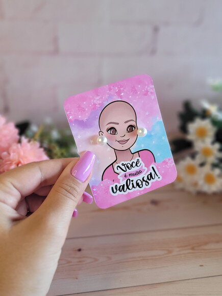 Card para Brinco - Você É Muito Valiosa! Dia da Mulher