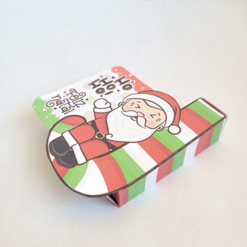 Cartão Caixinha Papai Noel