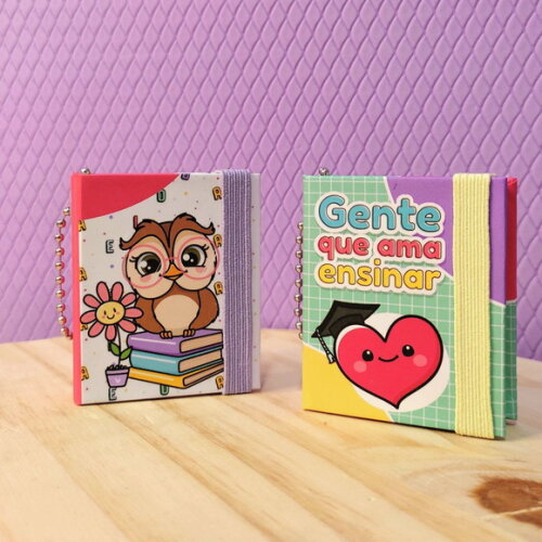 Chaveiro Porta Post-it - Dia dos Professores