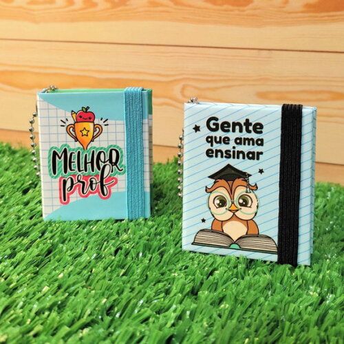 Chaveiro Porta Post-it - Dia dos Professores