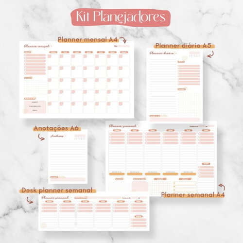 Kit Empreendedora com Planejador de Conteúdo Infinito