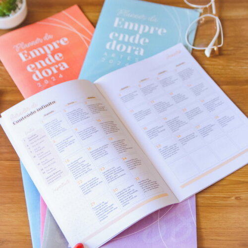 Kit Empreendedora com Planejador de Conteúdo Infinito