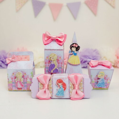 Kit Festa Princesas Cute - 25 Peças
