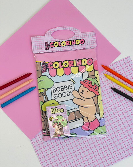 Kit Livro de Colorir e Giz de Cera - Lembrancinha
