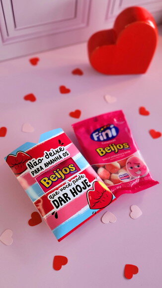 Mini Fini Beijinhos- Dia dos Namorados