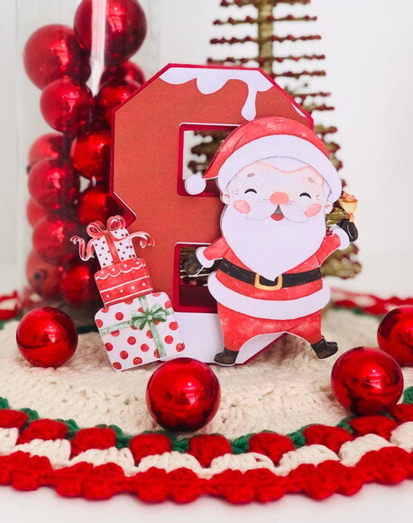 Números 3d - Natal