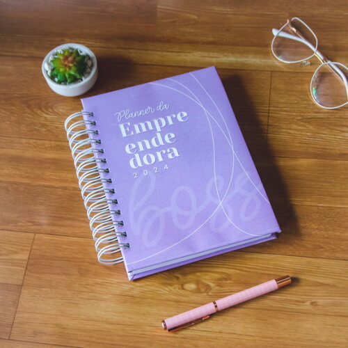 Planner Empreendedora com Planejador de Conteúdo Infinito