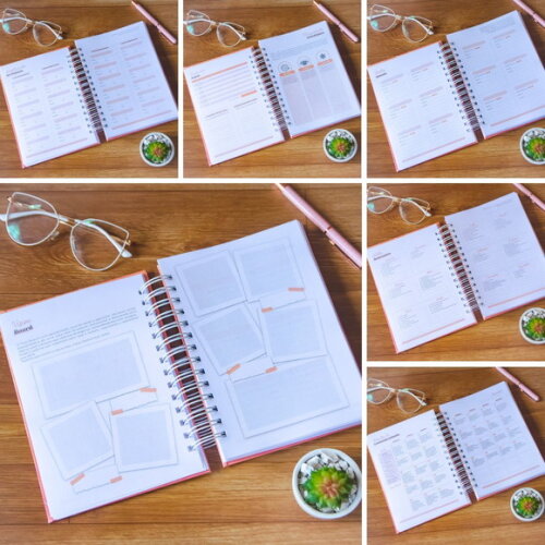Planner Empreendedora Artesã Planejador de Conteúdo Infinito