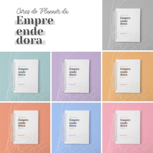 Planner Empreendedora com Planejador de Conteúdo Infinito