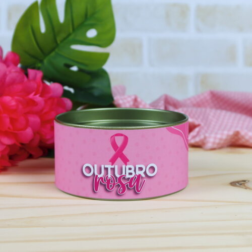 Tubo Lata 5x10 - Outubro Rosa