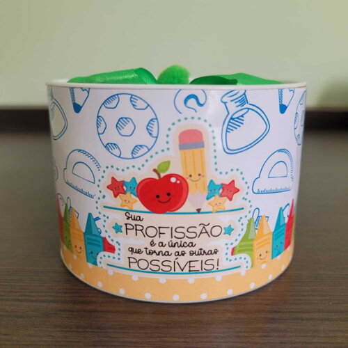 Tubo Lata 7x10 - Dia dos Professores