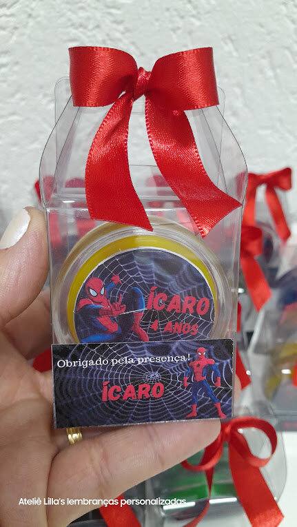 Ioiô na Caixa de Acetato Homem Aranha