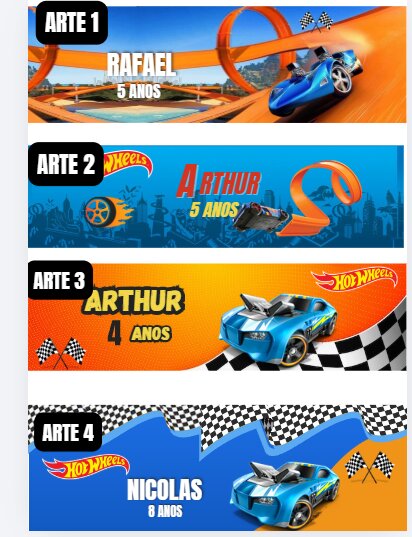 Lembrancinha Hotwheels