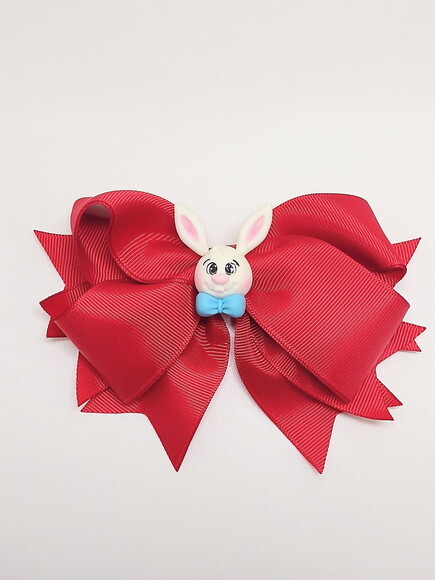 Aplique Biscuit Coelhos da Páscoa II - Kit c/ 6 Unidades