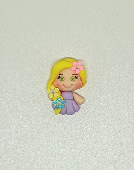 Aplique Biscuit I Princesas Diversas - 6 Unidades