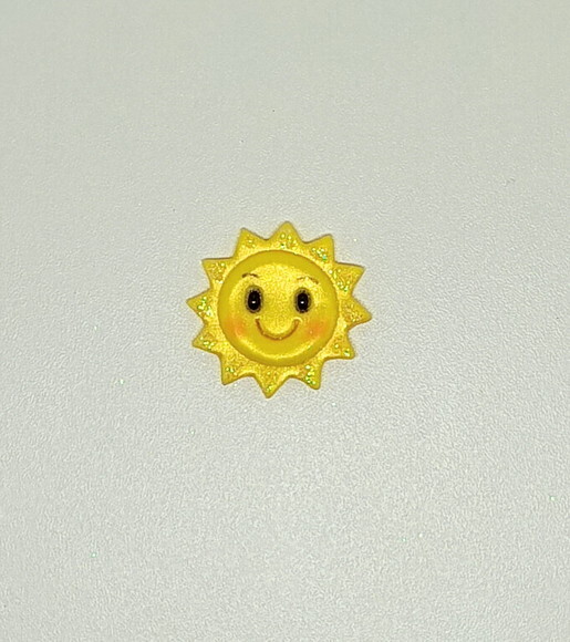 Aplique Pedacinho do Céu Lua, Sol e Estrela - 6 Unidades