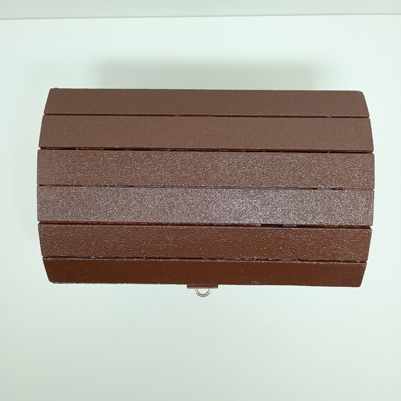 Baú Decorado mdf Marrom