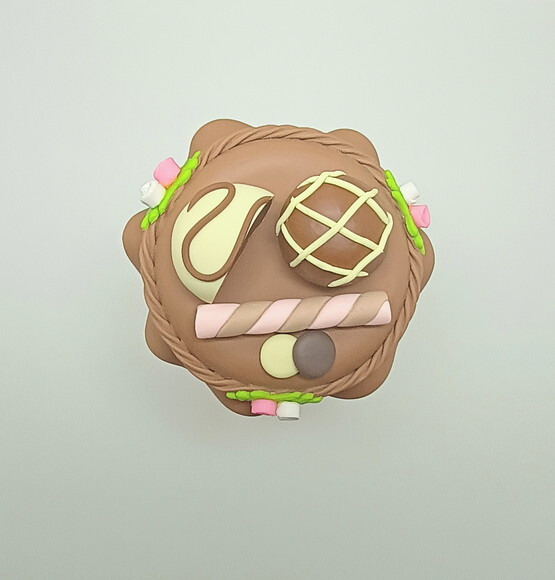 Pote de Bombons Decorados de Biscuit