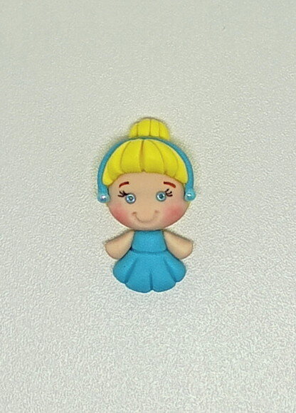 Aplique Biscuit II Princesas Diversas - 6 Unidades