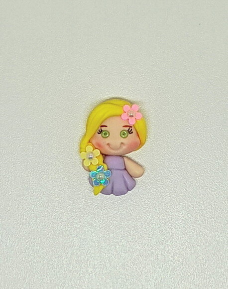Aplique Biscuit I Princesas Diversas - 6 Unidades