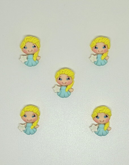 Aplique Biscuit Princesa Cinderela- 5 Unidades