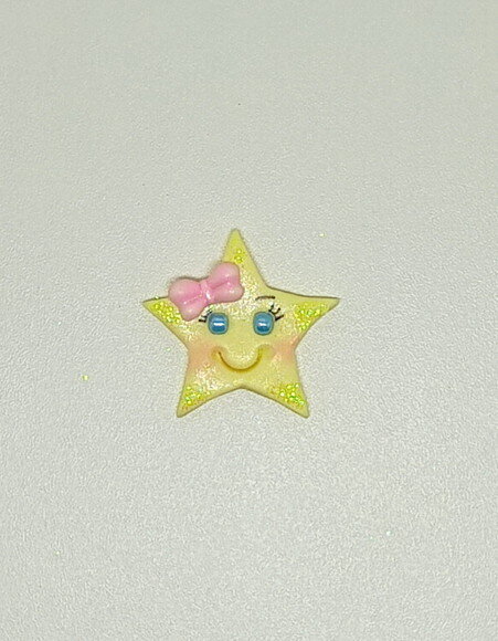 Aplique Pedacinho do Céu Lua, Sol e Estrela - 6 Unidades