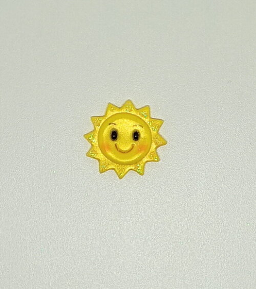 Aplique Pedacinho do Céu Lua, Sol e Estrela - 6 Unidades