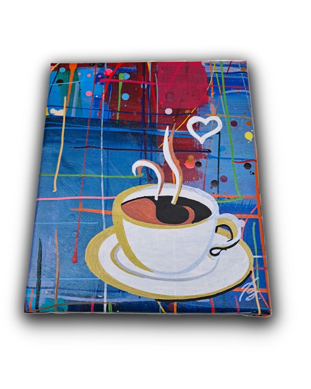 Quadro Decorativo em Acrílico Pintado a Mão para Cozinha Sala C