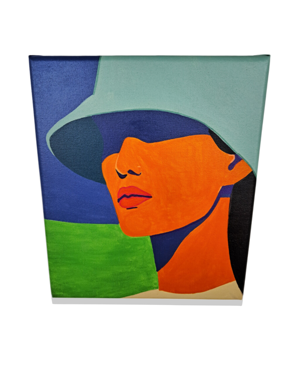 Quadro Decorativo em Acrílico Pintado a Mão Quadro Artesanal de