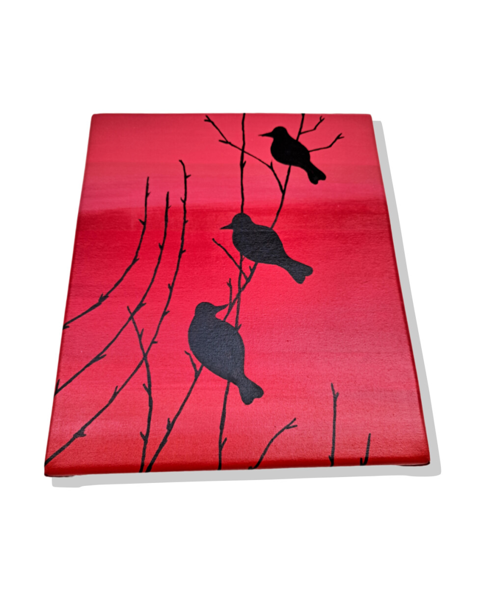 Quadro Decorativo em Acrílico Pintado a Mão Quadro Artesanal co