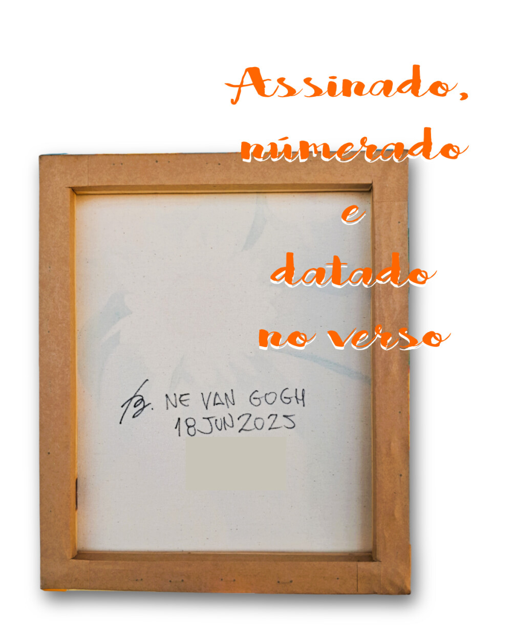 Quadro Decorativo em Acrílico Pintado a Mão Quadro Artesanal De