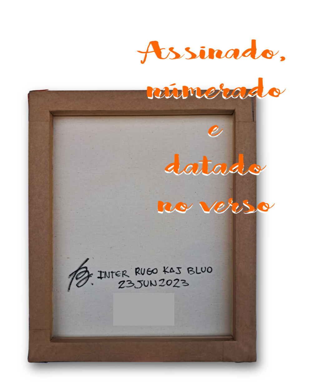 Quadro Decorativo em Acrílico Pintado a Mão Quadro Artesanal Mi