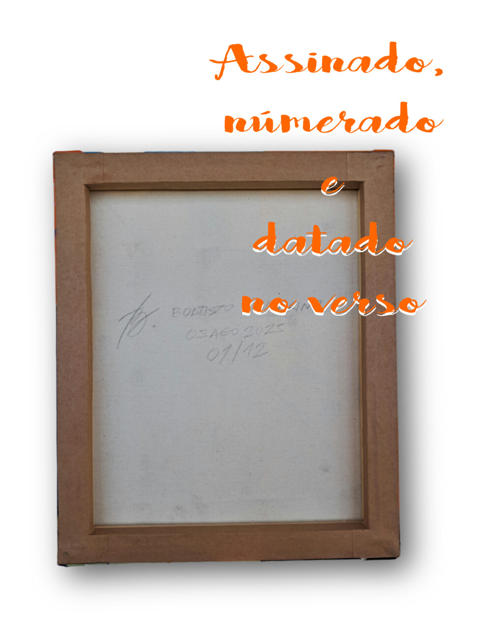Quadro Decorativo em Acrílico Pintado a Mão Quadro Artesanal de