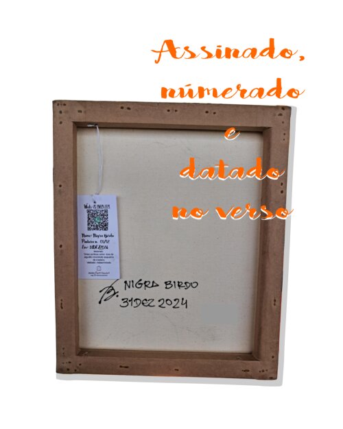 Quadro Decorativo em Acrílico Pintado a Mão Quadro Artesanal de