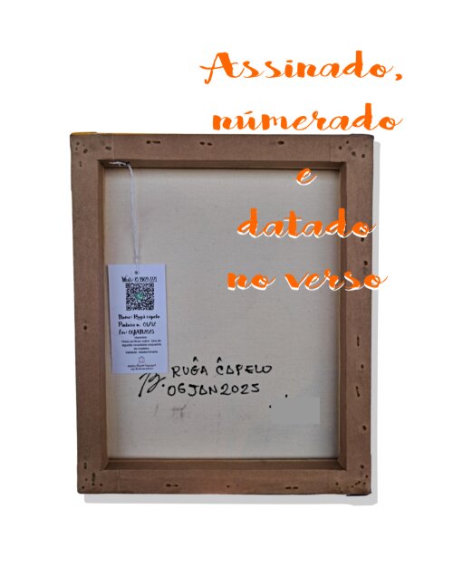 Quadro Decorativo em Acrílico Pintado a Mão Quadro Artesanal de