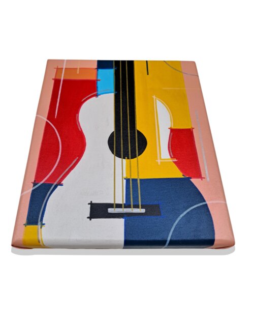 Quadro Decorativo em Acrílico Pintado a Mão Quadro Artesanal Vi