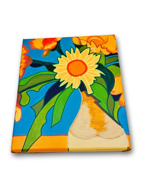 Quadro Decorativo em Acrílico Pintado a Mão Quadro Artesanal De